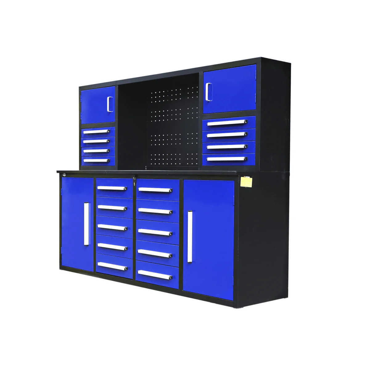 7 ft Garage Workbench Cabinet (18 Drawers & 4 Cabinets & Pegboard) - Image 11