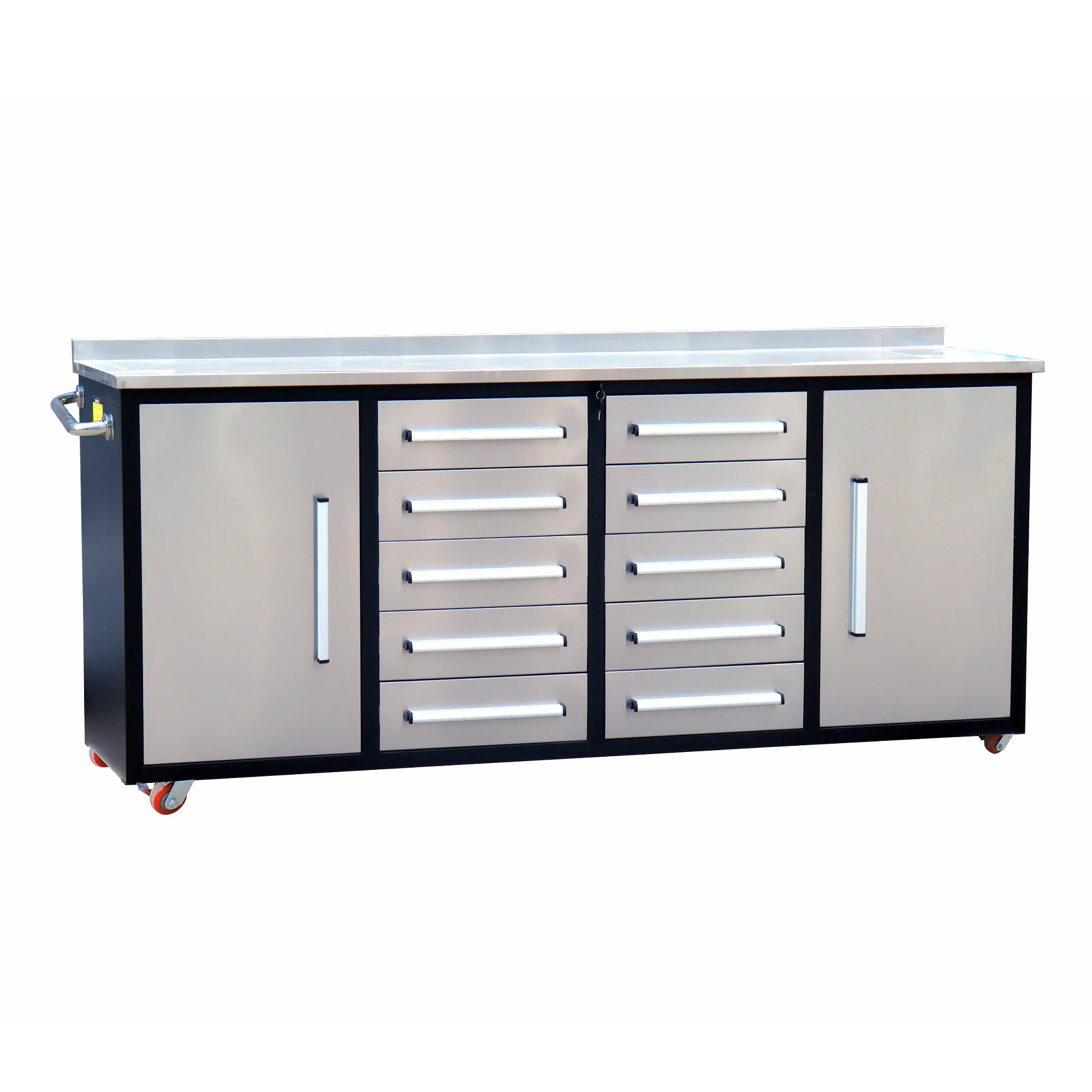7ft Heavy Duty Workbench with 10 Drawers & 2 Cabinets - Image 30