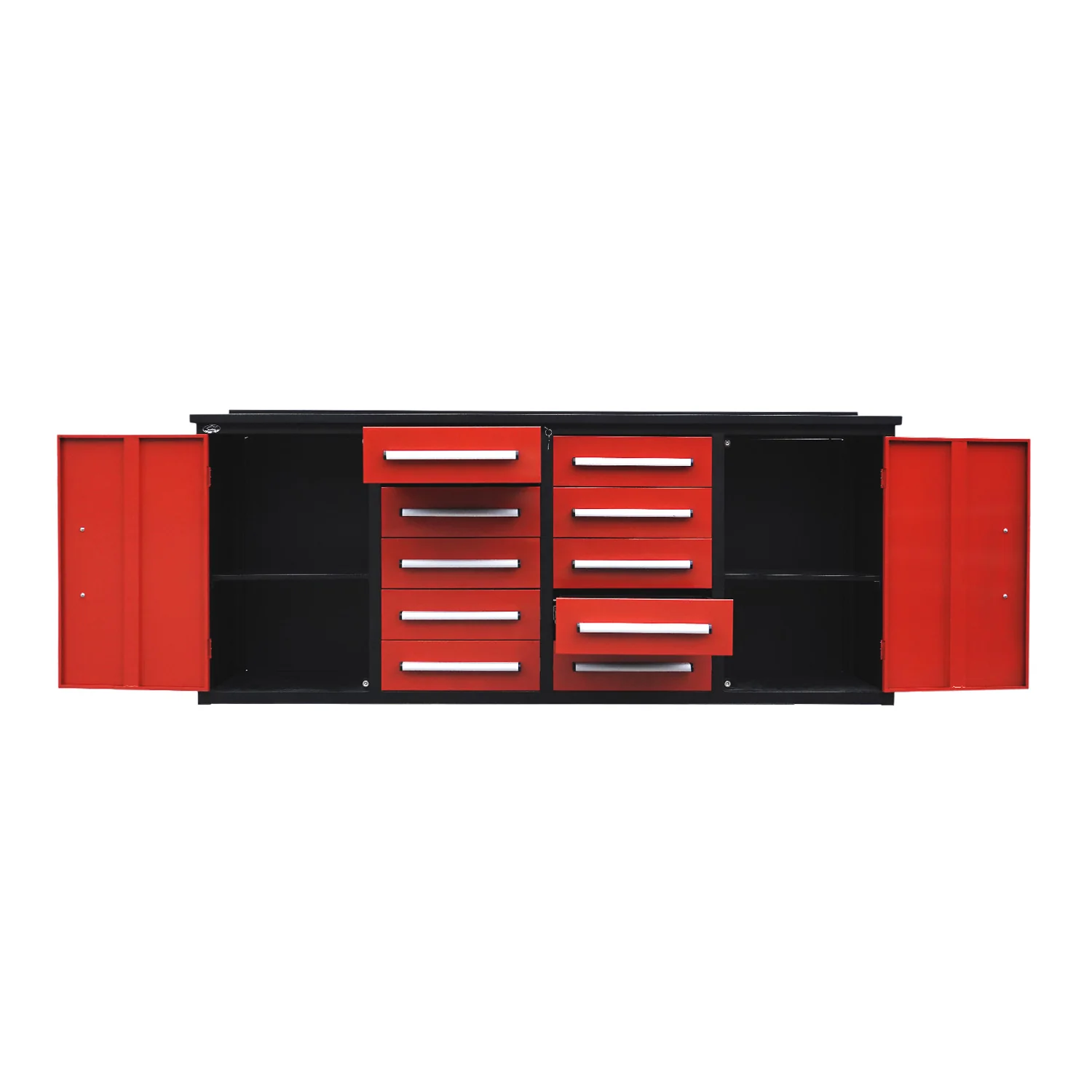 7ft Heavy Duty Workbench with 10 Drawers & 2 Cabinets - Image 25