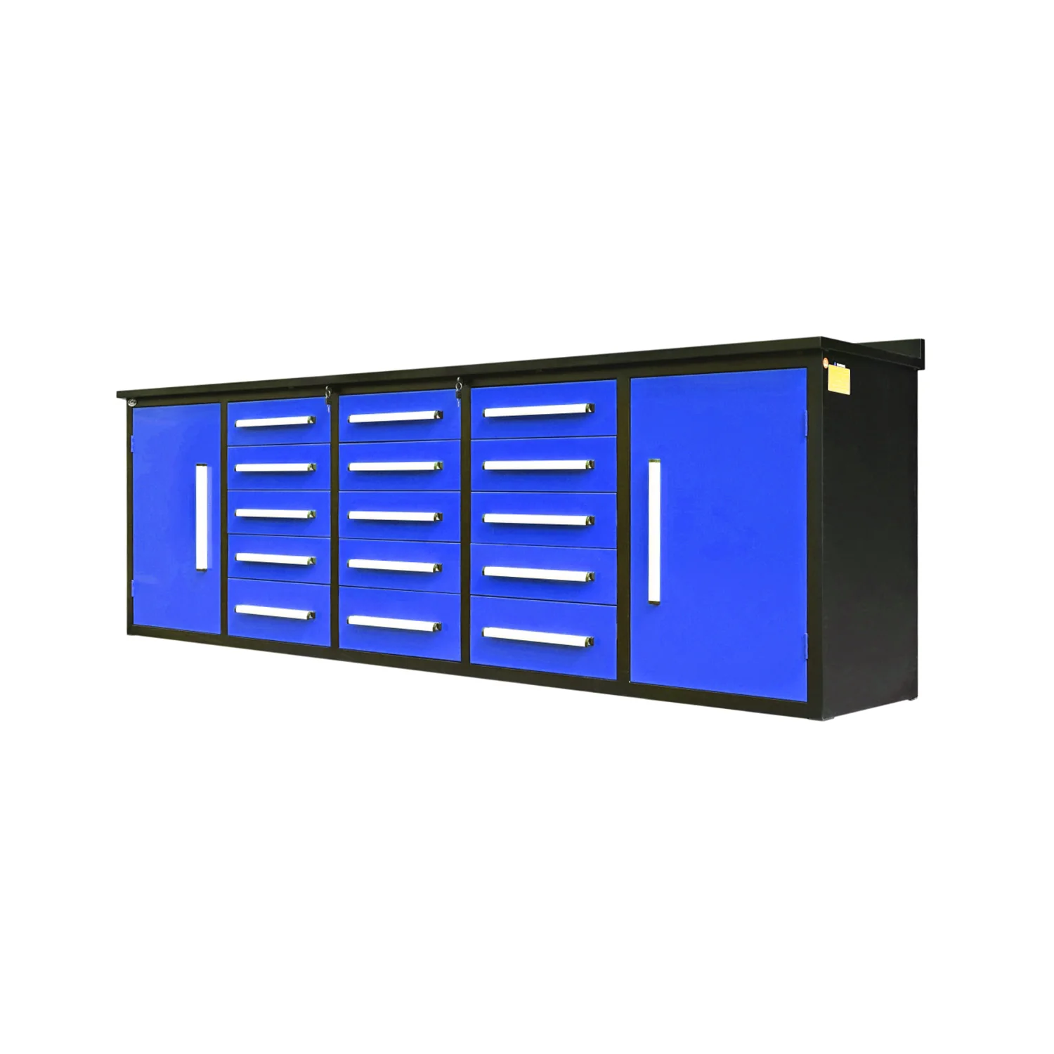 10ft Workbench Storage Cabinet with 15 Drawers & 2 Cabinets - Image 8