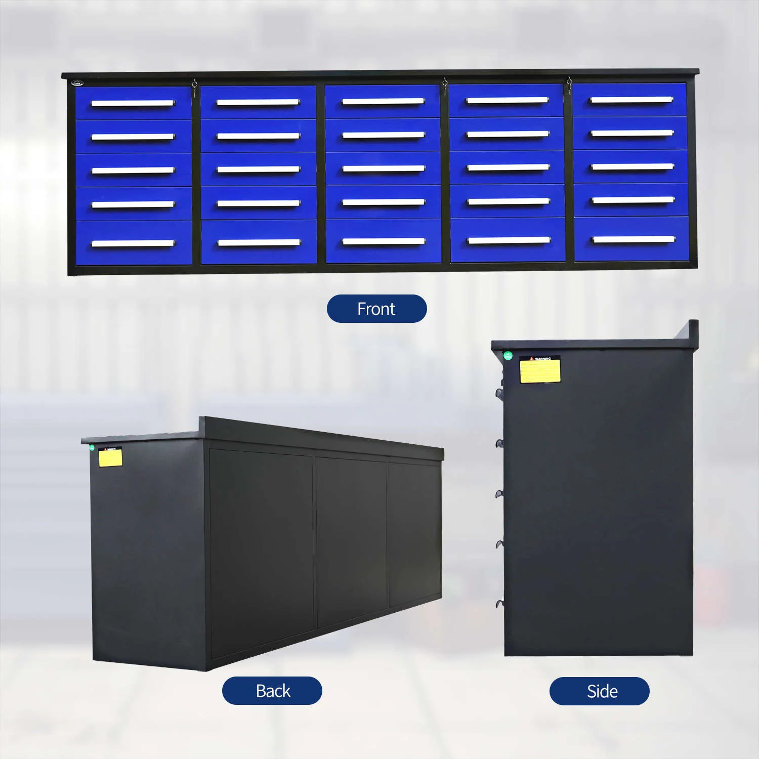 10 ft Heavy Duty Workbench with 25 Drawers - Image 13