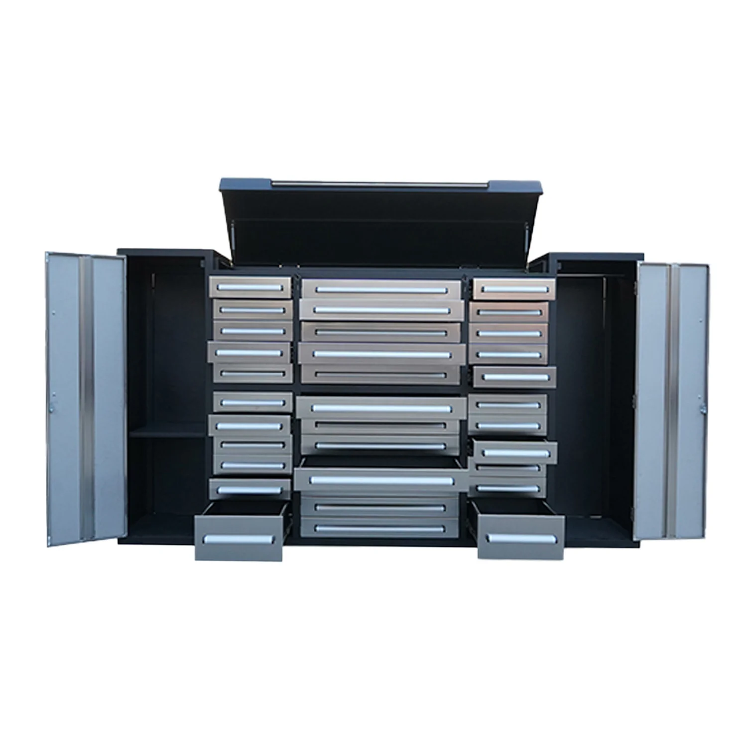 9 ft Garage Storage Cabinet with 34 Drawers & 2 Cabinets - Image 13